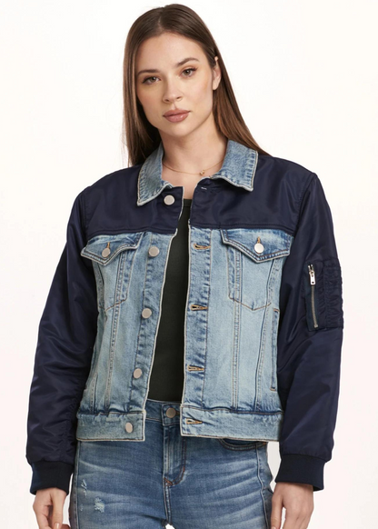 Charly Contrast Denim Jacket