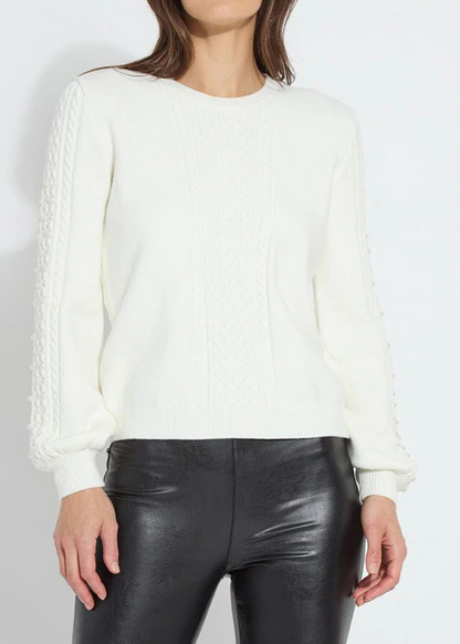 Leanna Crop Pearl Sweater