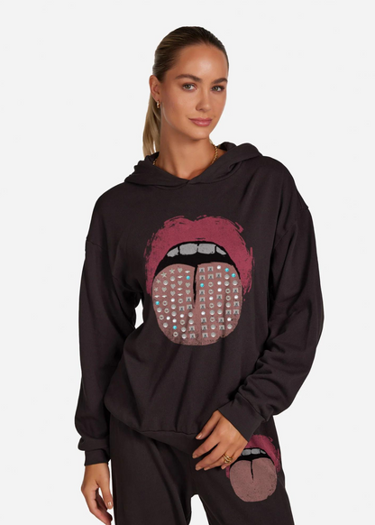 Harmony Vintage Stud Tongue Hoodie