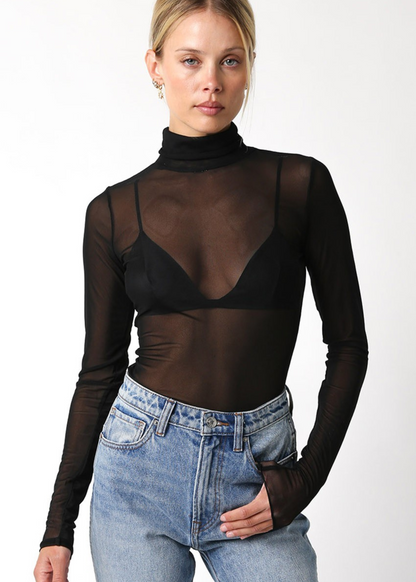 Ivy Mesh Top