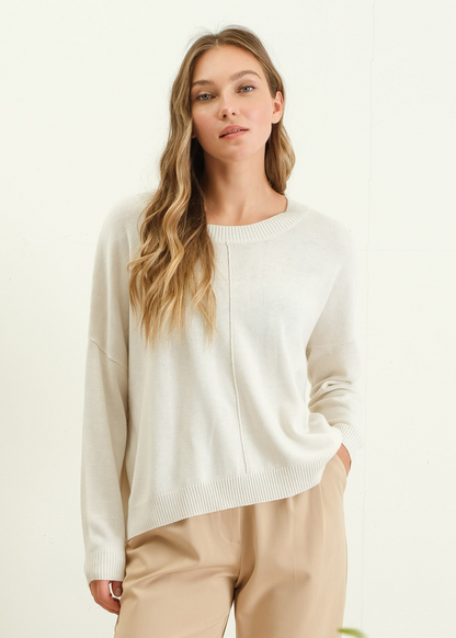 Extended Shoulder Sweater