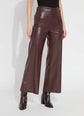 Vegan Leather Wide Leg