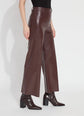 Vegan Leather Wide Leg