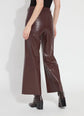 Vegan Leather Wide Leg