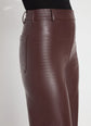 Vegan Leather Wide Leg