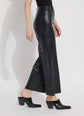 Vegan Leather Wide Leg