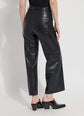 Vegan Leather Wide Leg