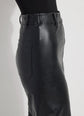 Vegan Leather Wide Leg