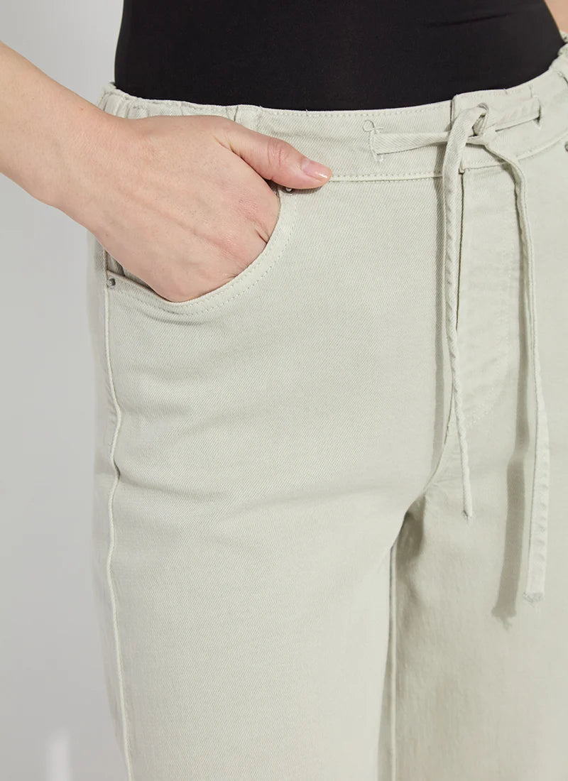 Nellie Drawstring Wide Leg Denim