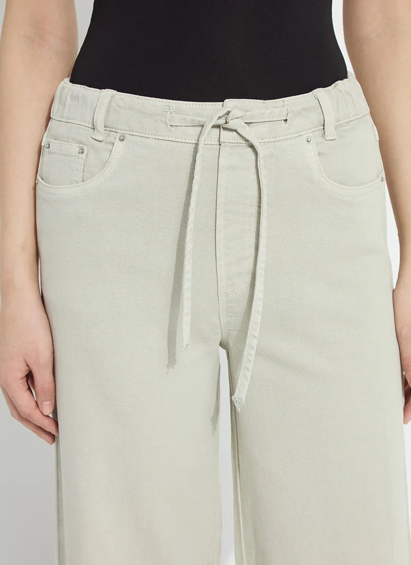 Nellie Drawstring Wide Leg Denim