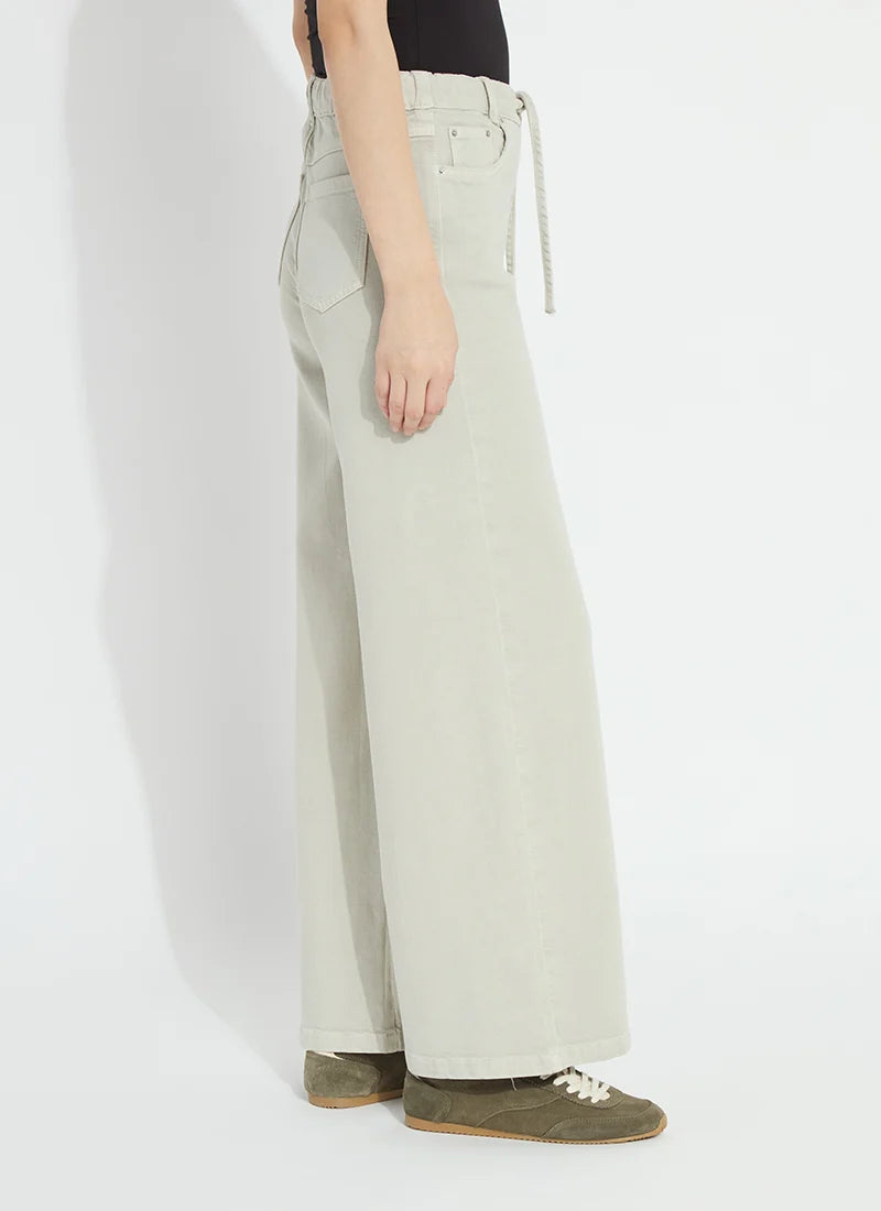 Nellie Drawstring Wide Leg Denim
