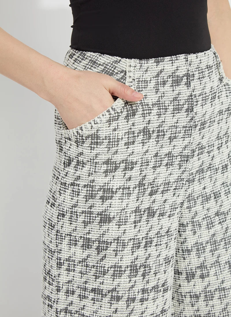 Sylvinne Tweed Crop Palazzo