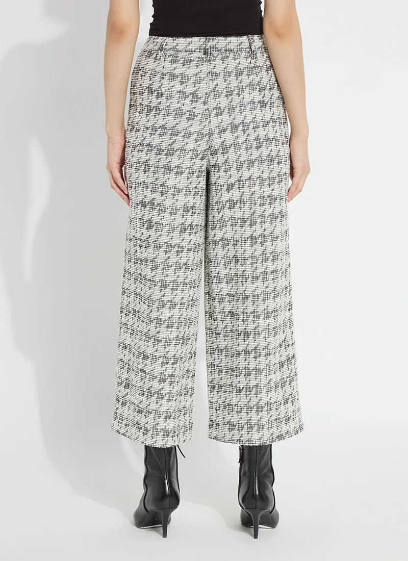 Sylvinne Tweed Crop Palazzo