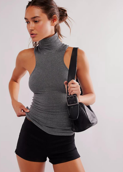 Always Ready Seamless Turtleneck Tank