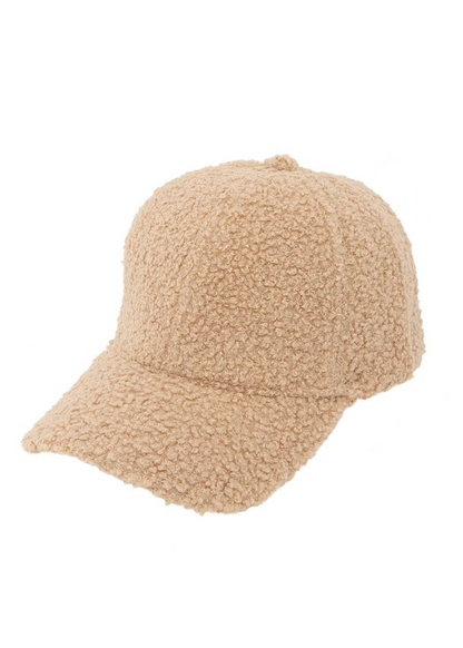 Fuzzy Baseball Hat