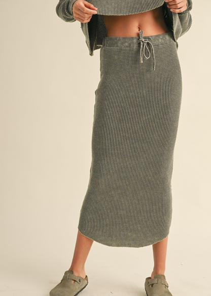 Lucy Knitted Midi Skirt