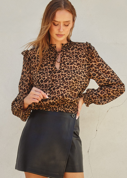 Rosie Leopard Top