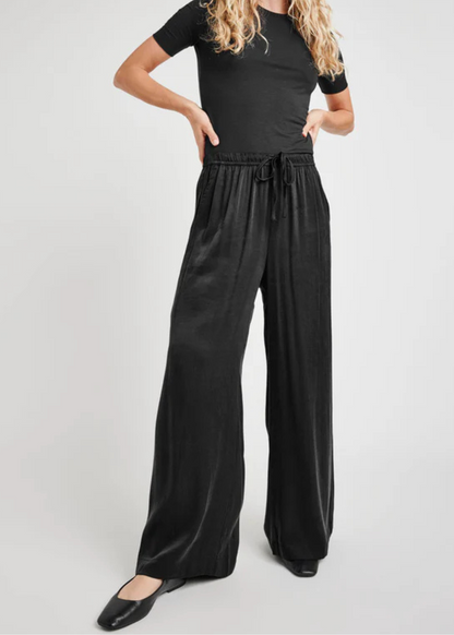 Angie Satin Palazzo Pant