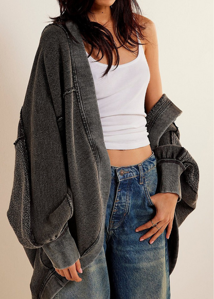 Addy Hooded Cozy Cardigan