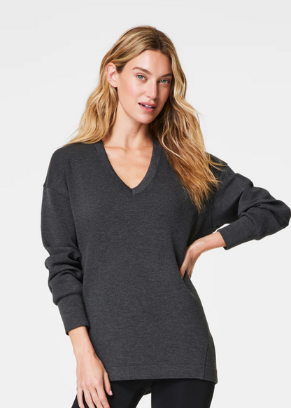 AirEssentials Brushed V-Neck Tunic