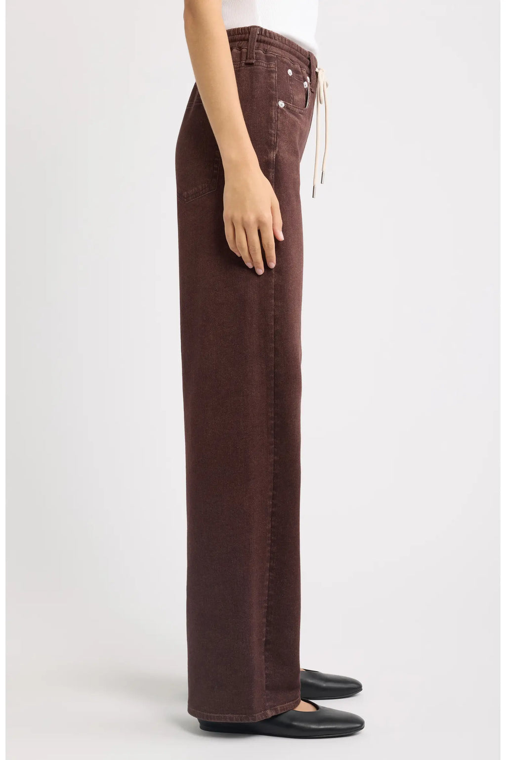 Miramar Terry Drawcord Wide Leg Pant