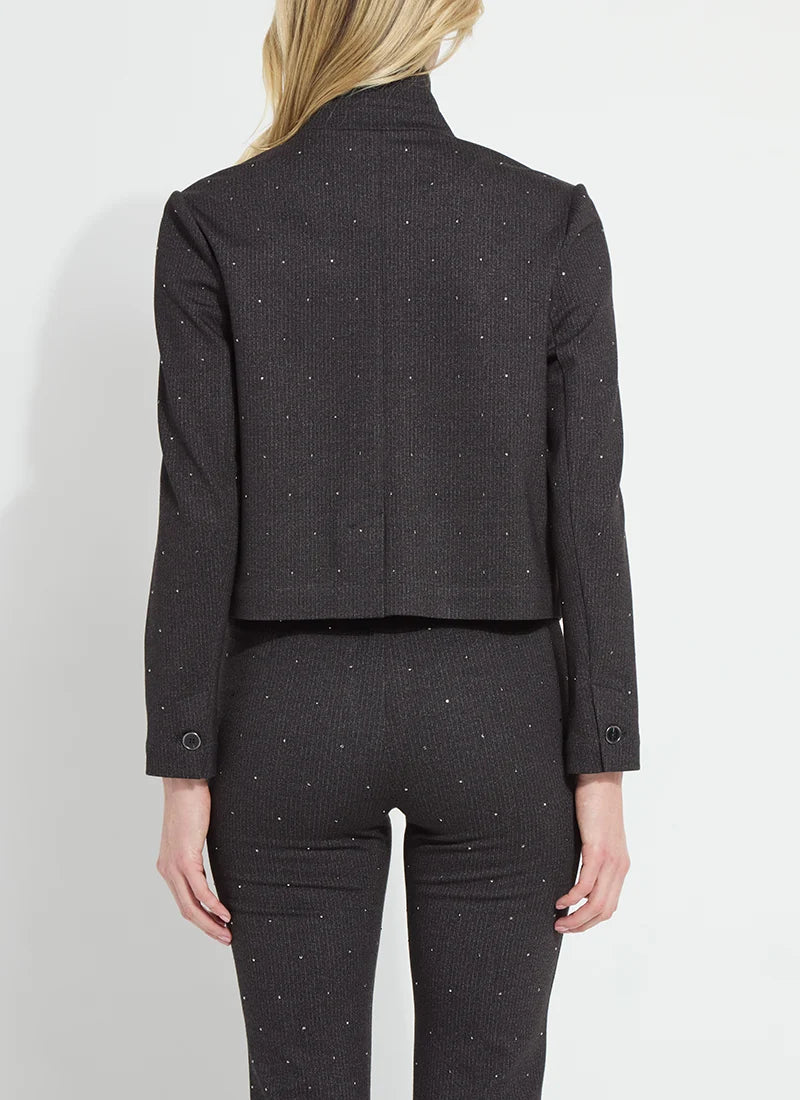 Caroline Crystal Embellished Crop Blazer