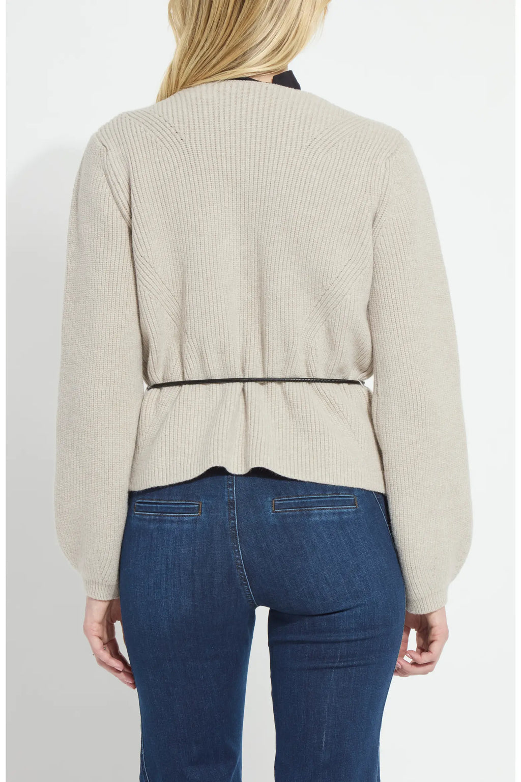 Ravenna Peplum Knitted Cardigan
