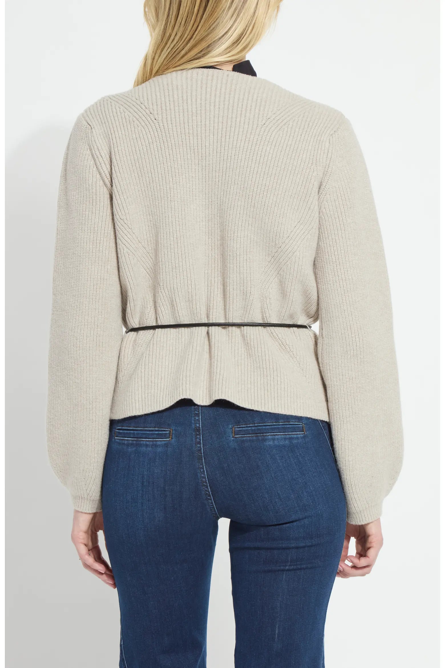 Ravenna Peplum Knitted Cardigan
