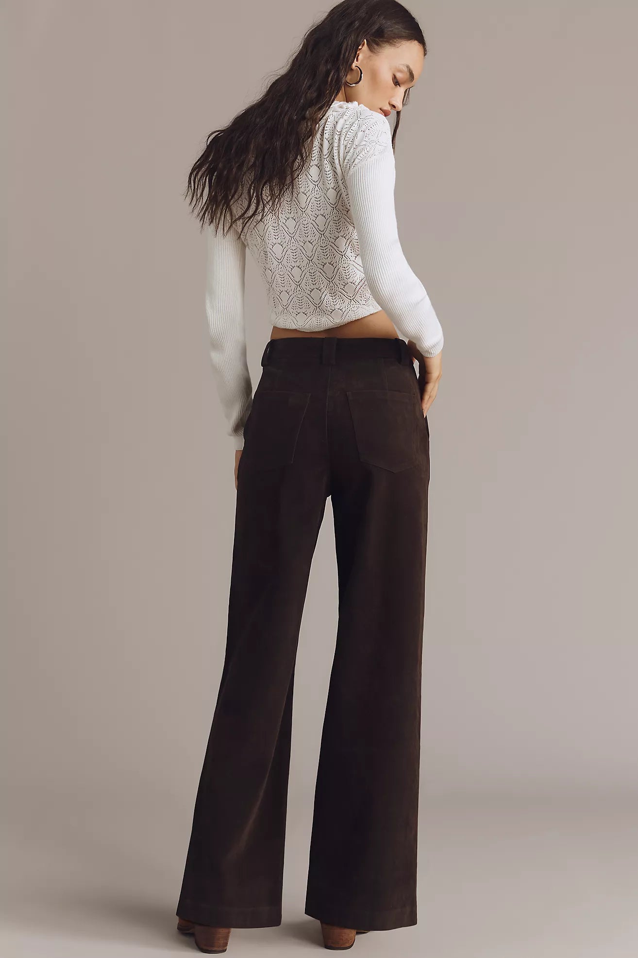 The Mia Vegan Suede Pants