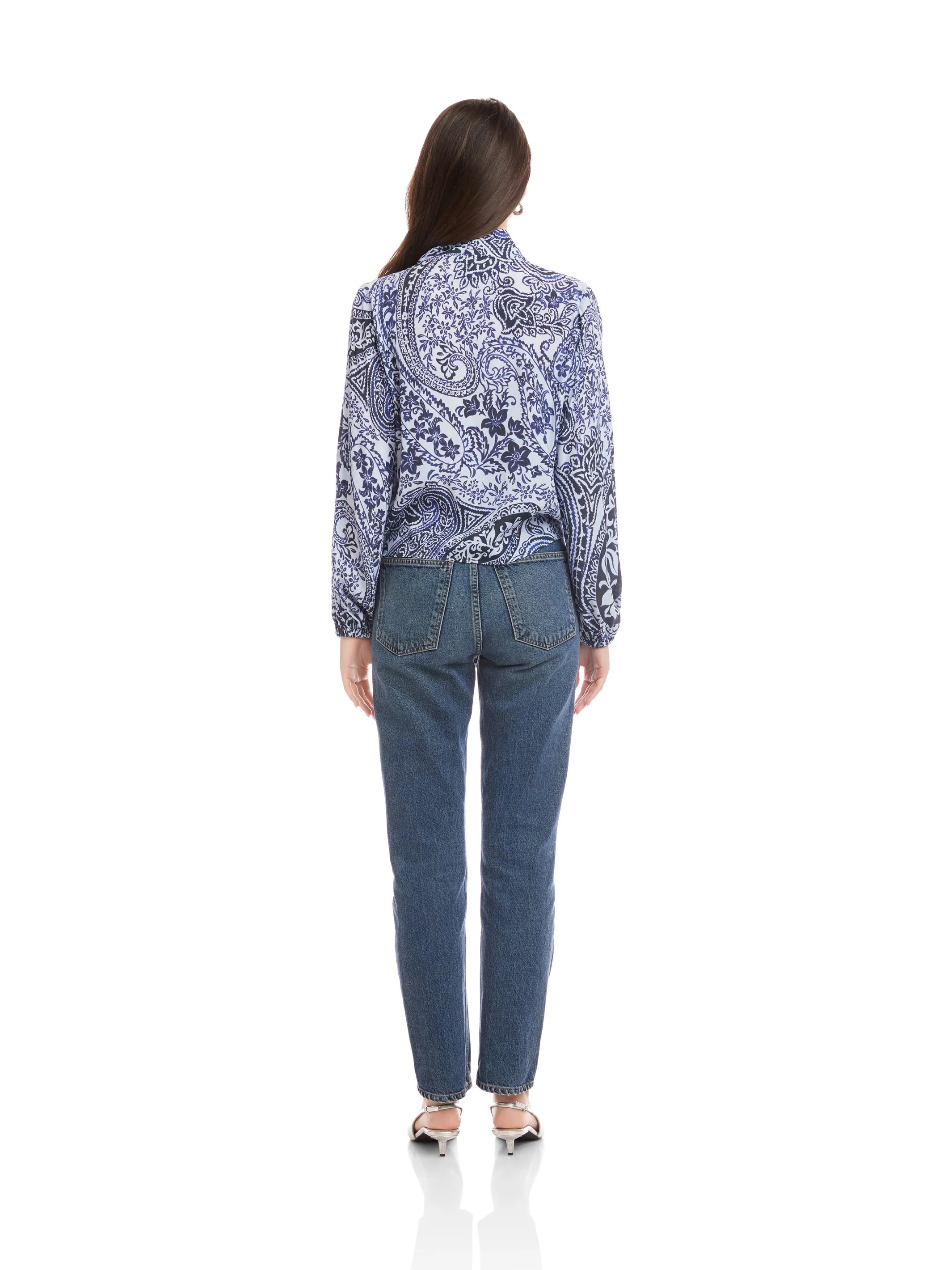 Scarlet Tie-Front Top