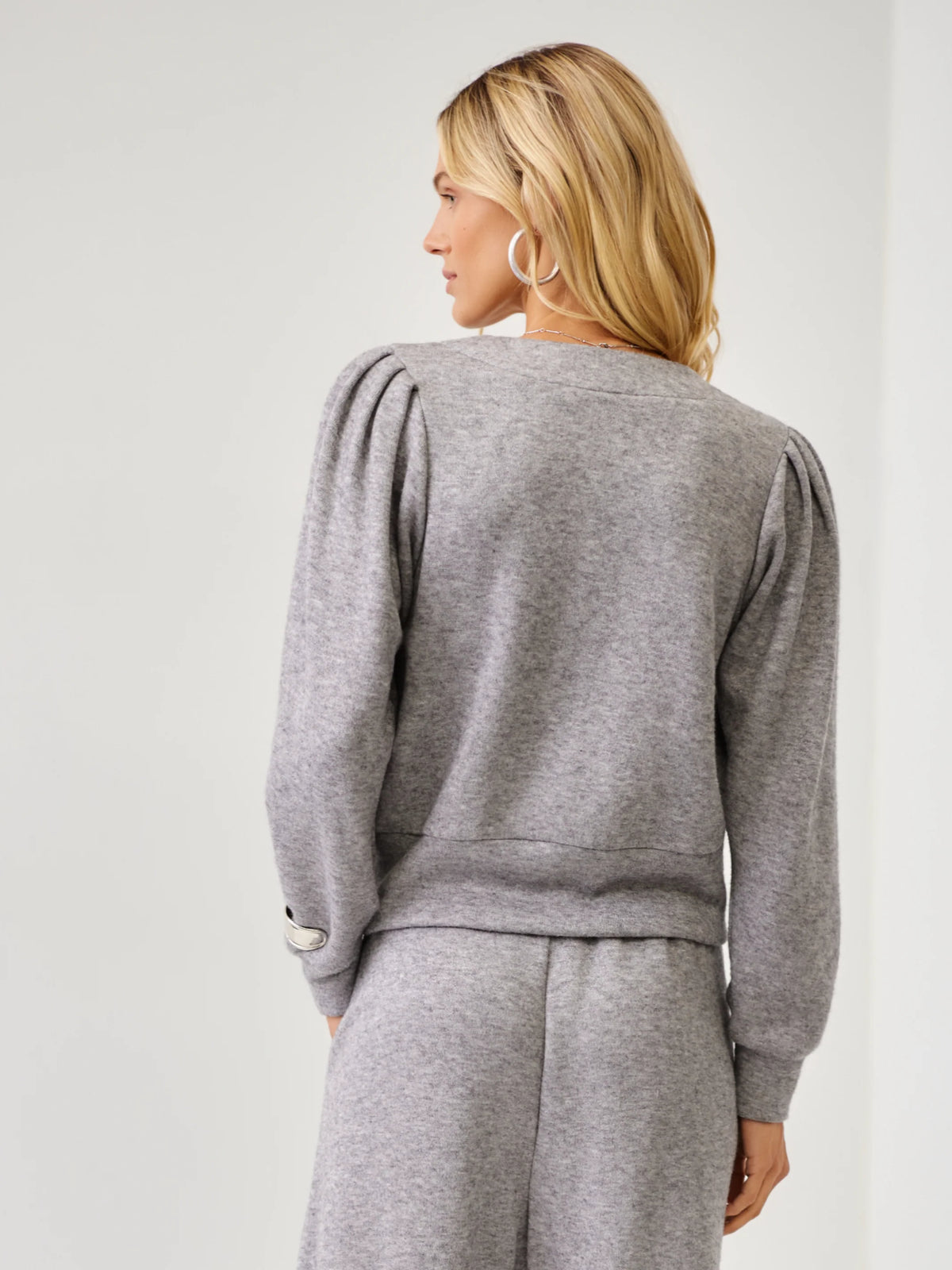 Cambria Pleated Sleeve Top