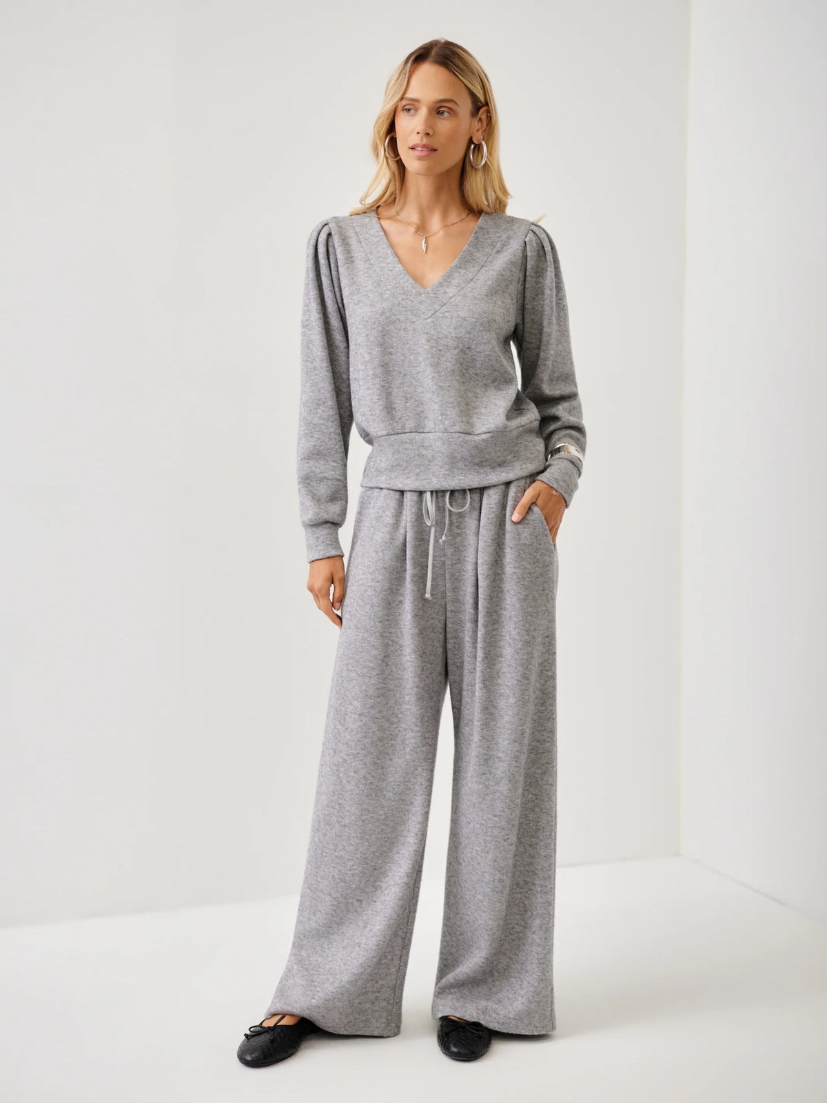 Jenny Pleated Sweatpants