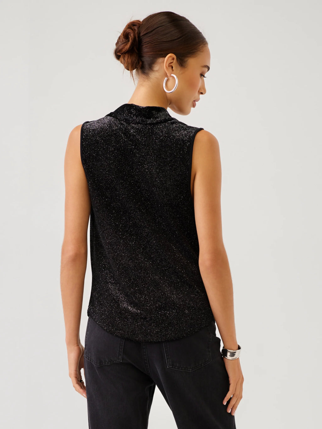Elisa Sleeveless Drape Neck Top