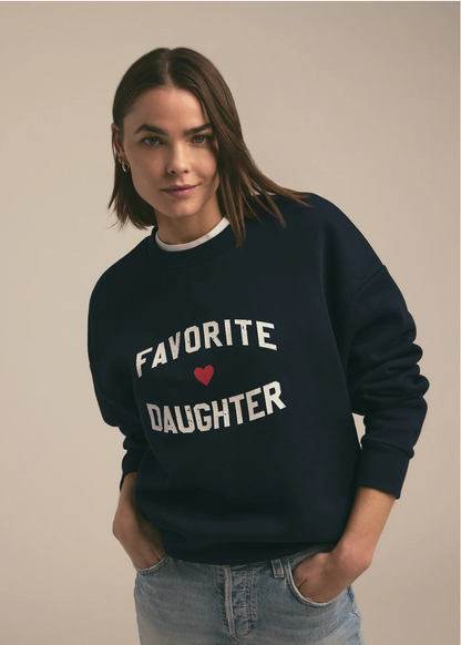 Favorite Daughter Heart Logo Sweatshirt