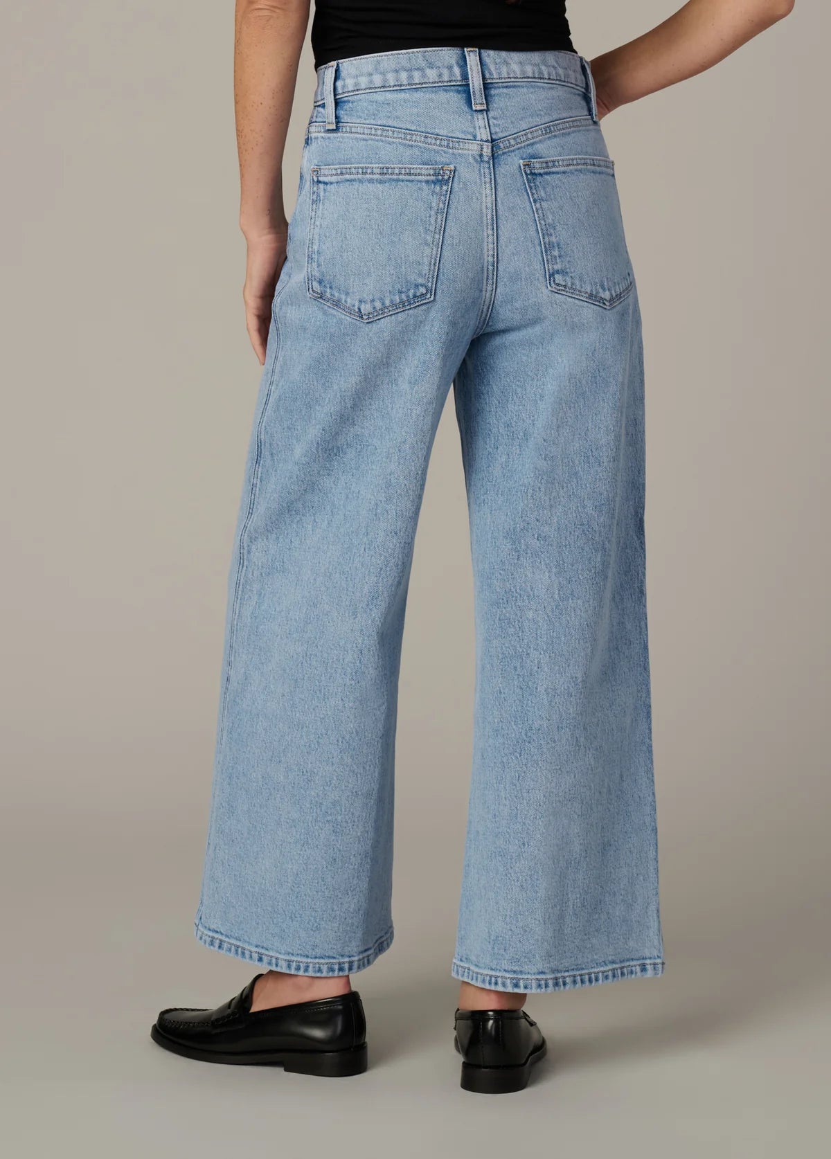 The Mia Petite High Rise Wide Leg Ankle