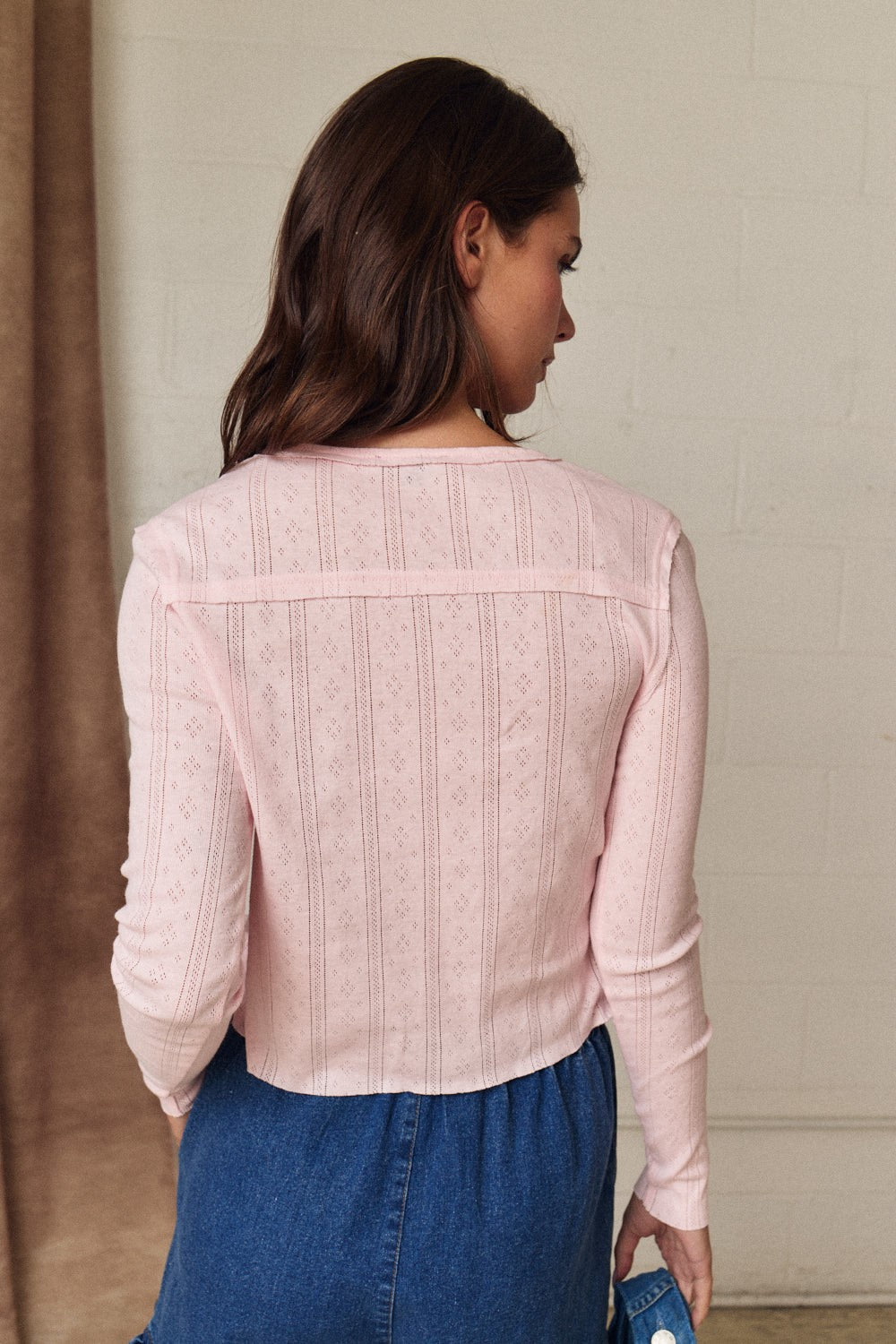 Poppy Pointelle Cardigan