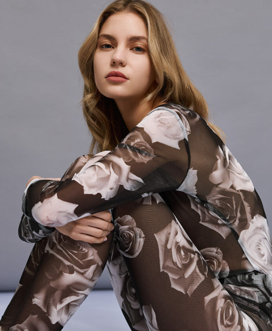 Printed Floral Bodysuit