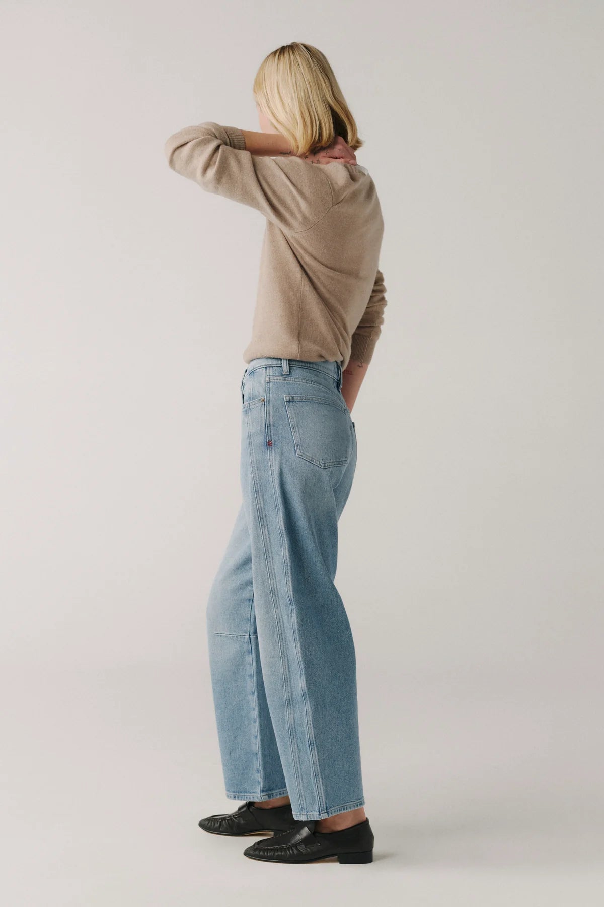 BNA Soft Curve Barrel Jeans - Clothes Horse