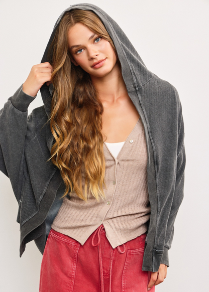 Poppy Hooded Cardigan