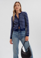 Claire Striped Cardigan