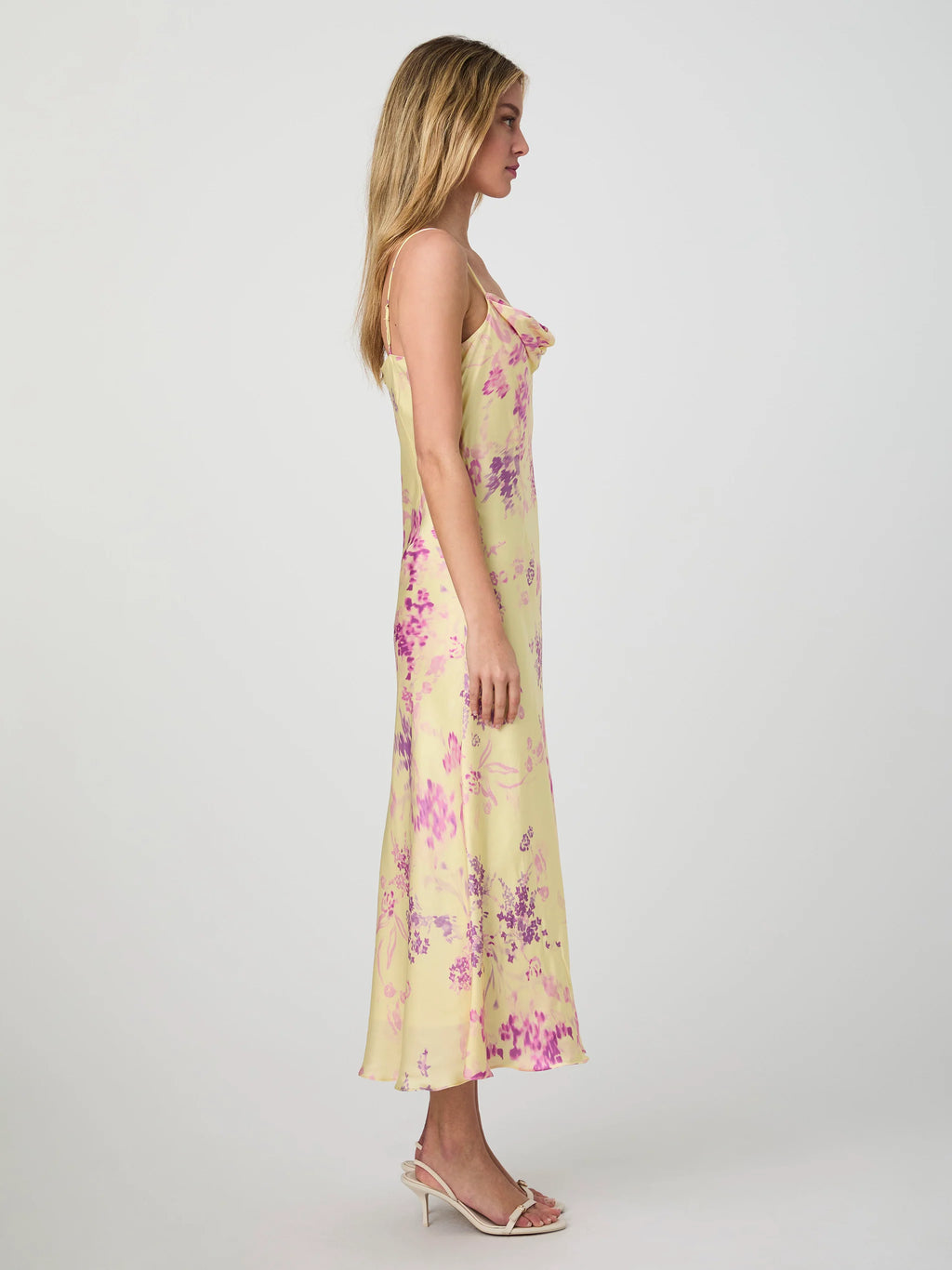 Aurelia Satin Midi Dress