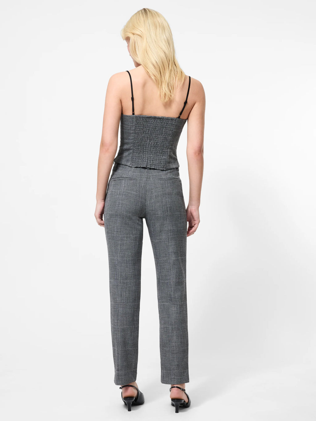 Owen Plaid Peekaboo Corset Top