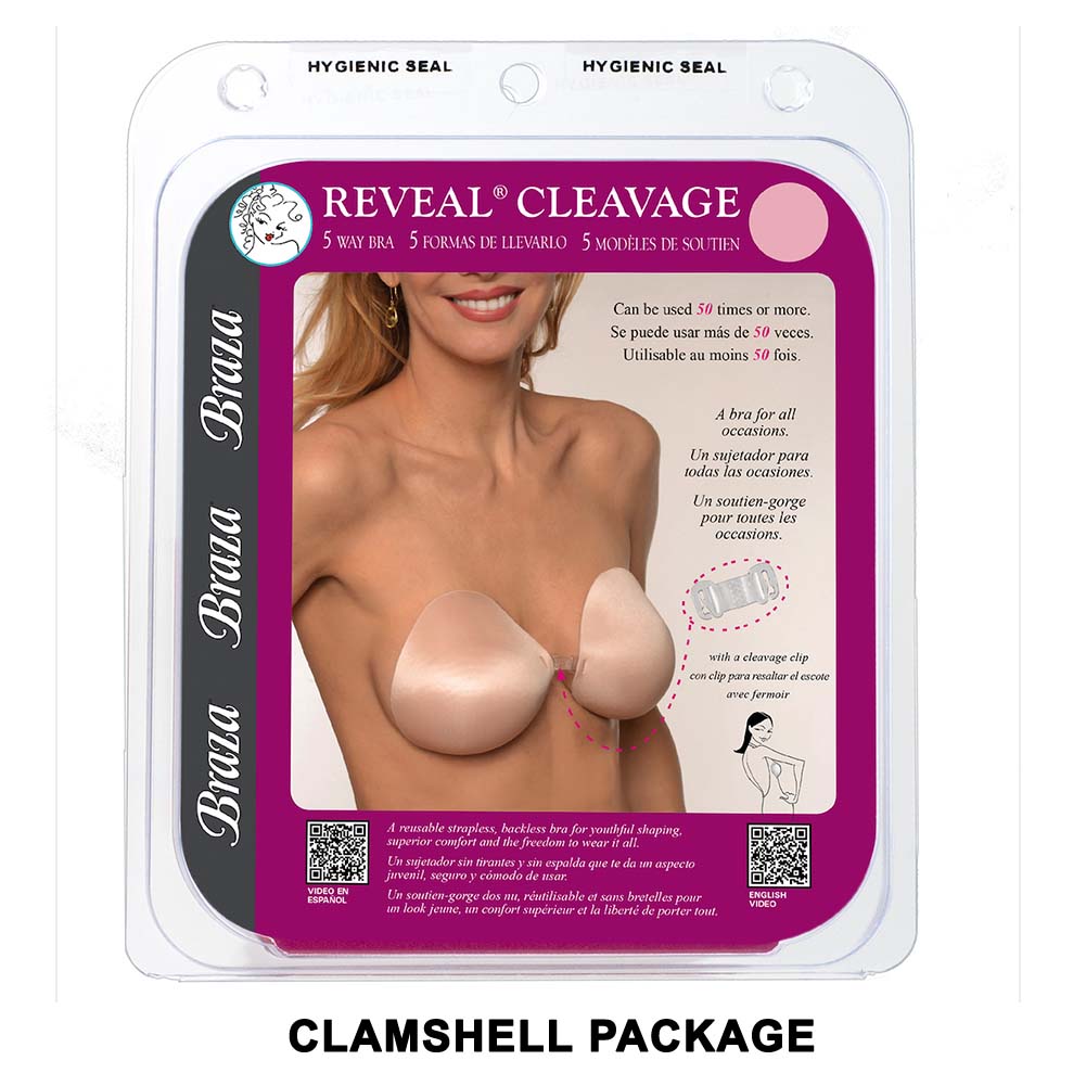 REVEAL Cleavage - Adjustable Strapless Bra Cups