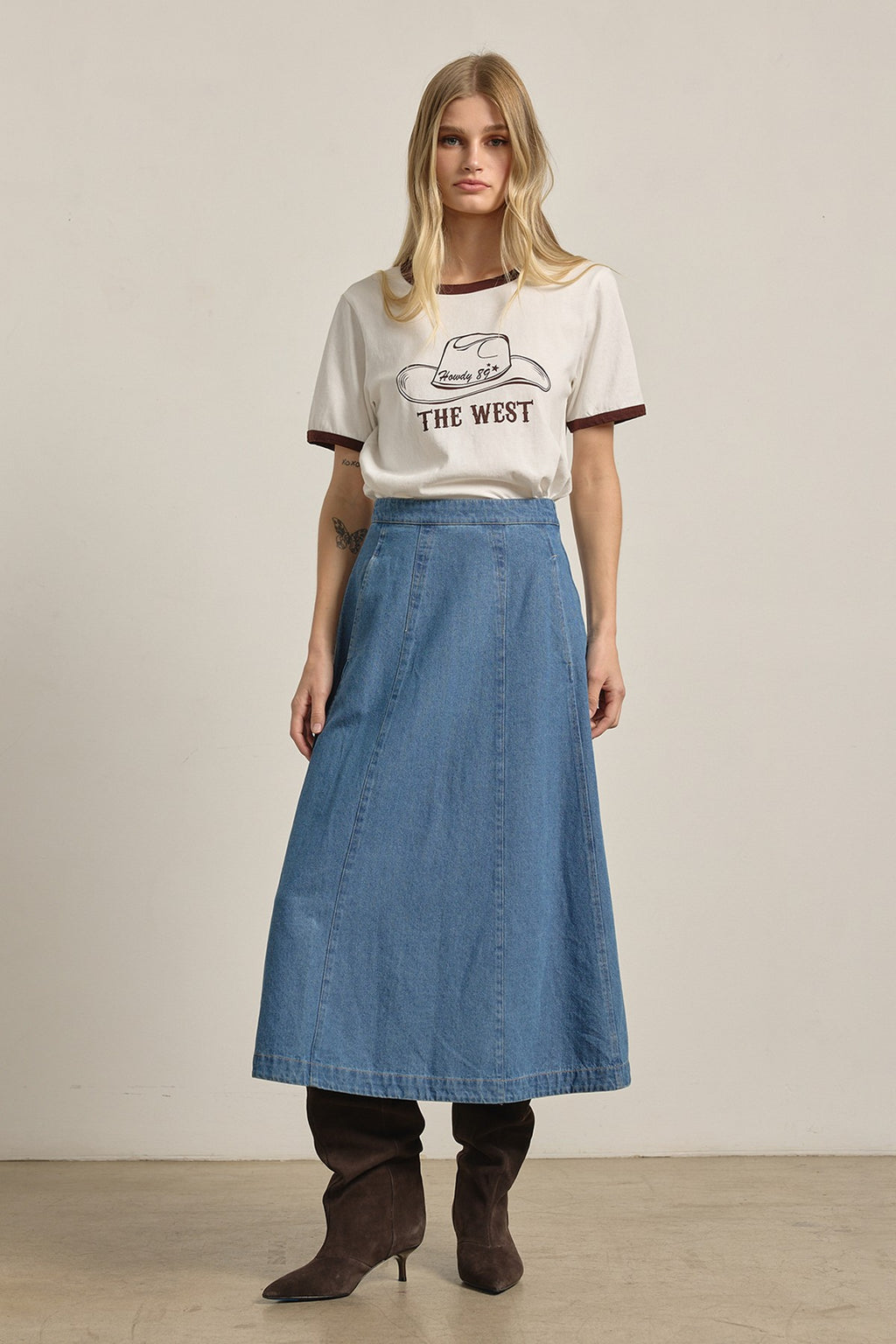 Demi Denim Skirt