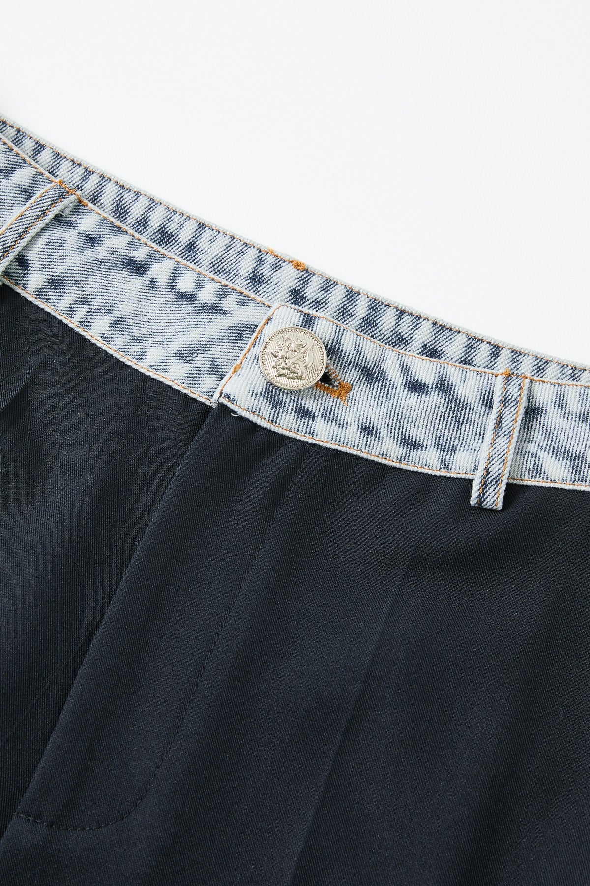 Denim Contrast Pant