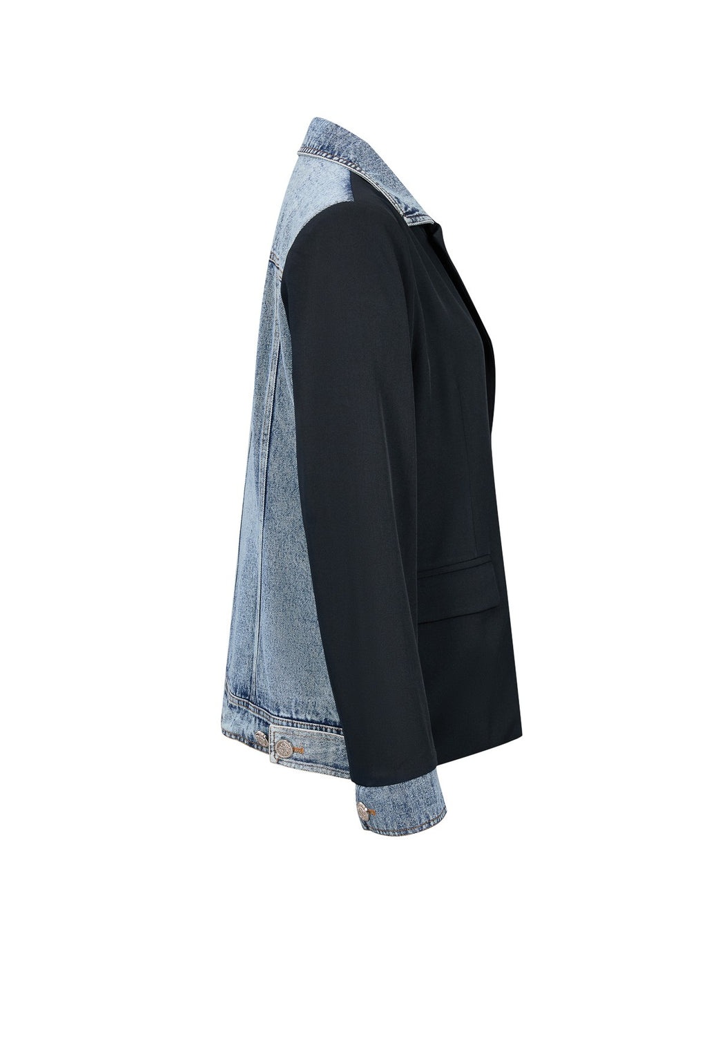 Denim Contrast Blazer