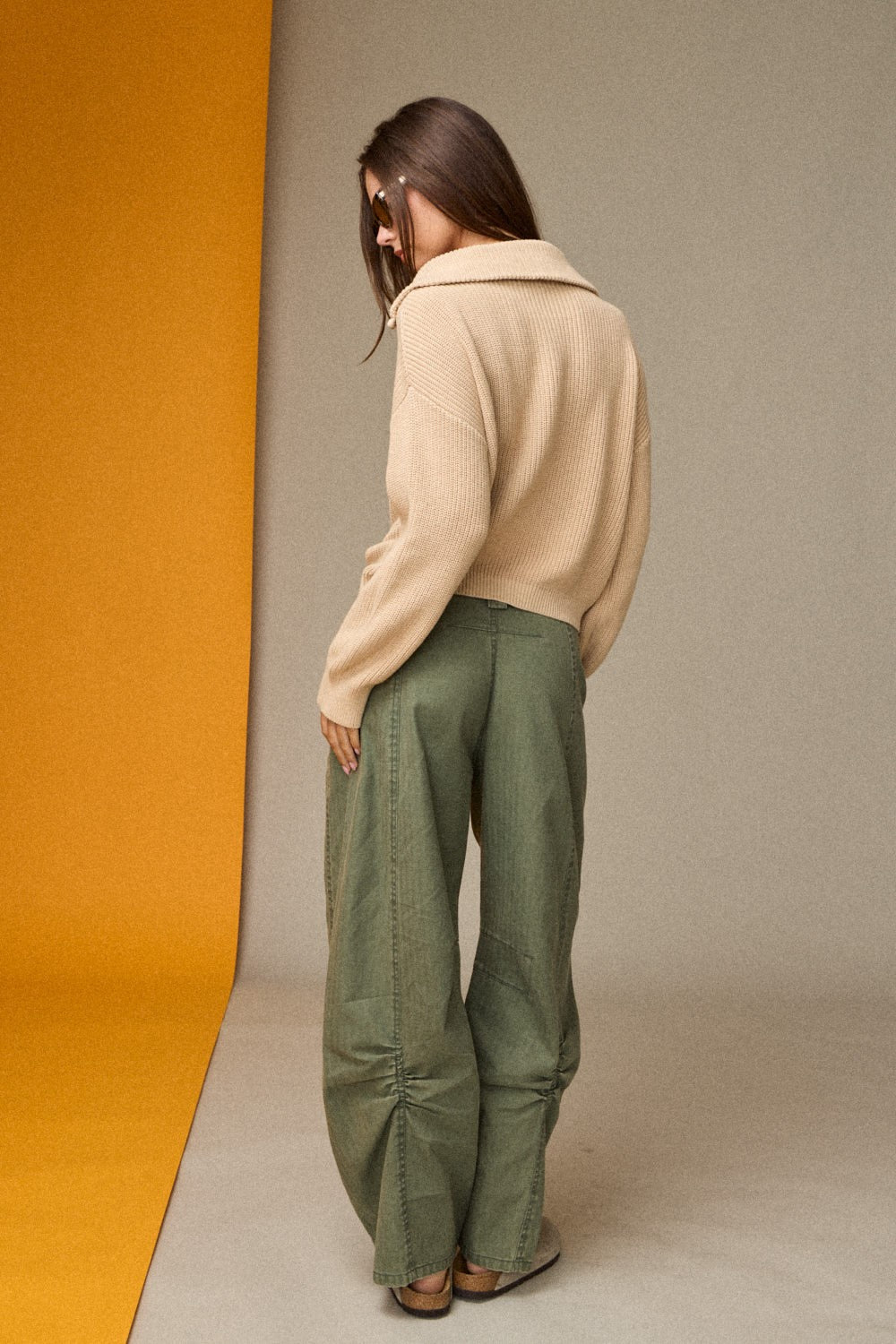 Julissa Quarter Zip Sweater