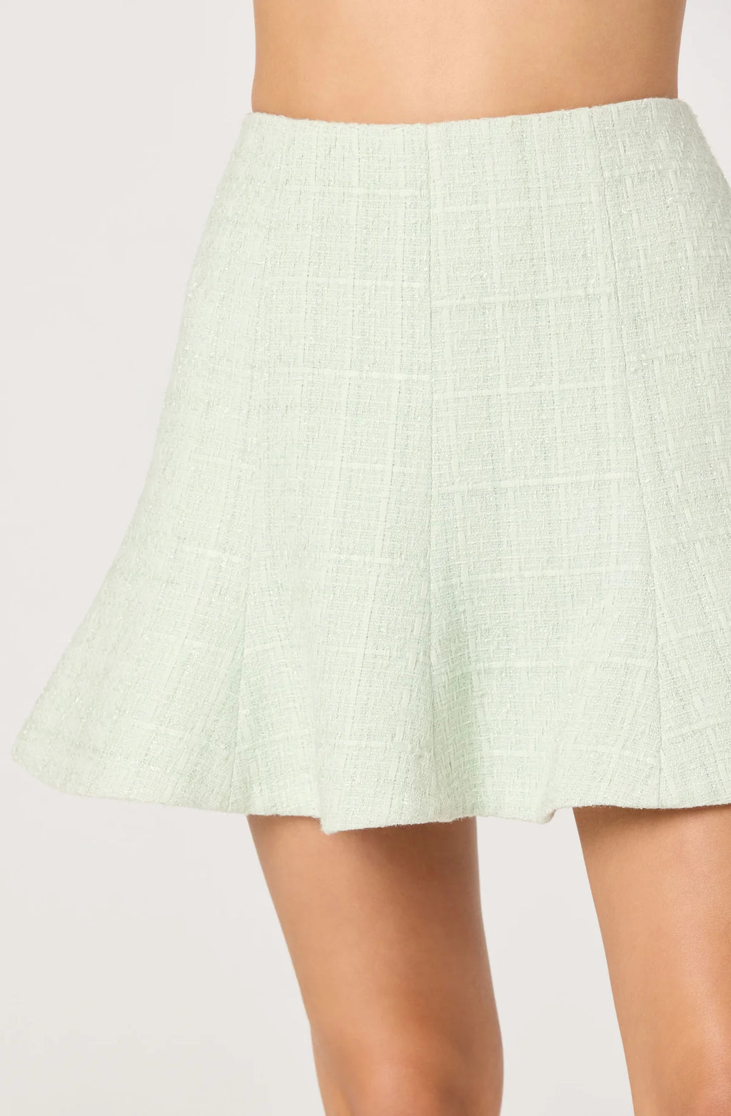 Kiona Tweed Flared Mini Skirt