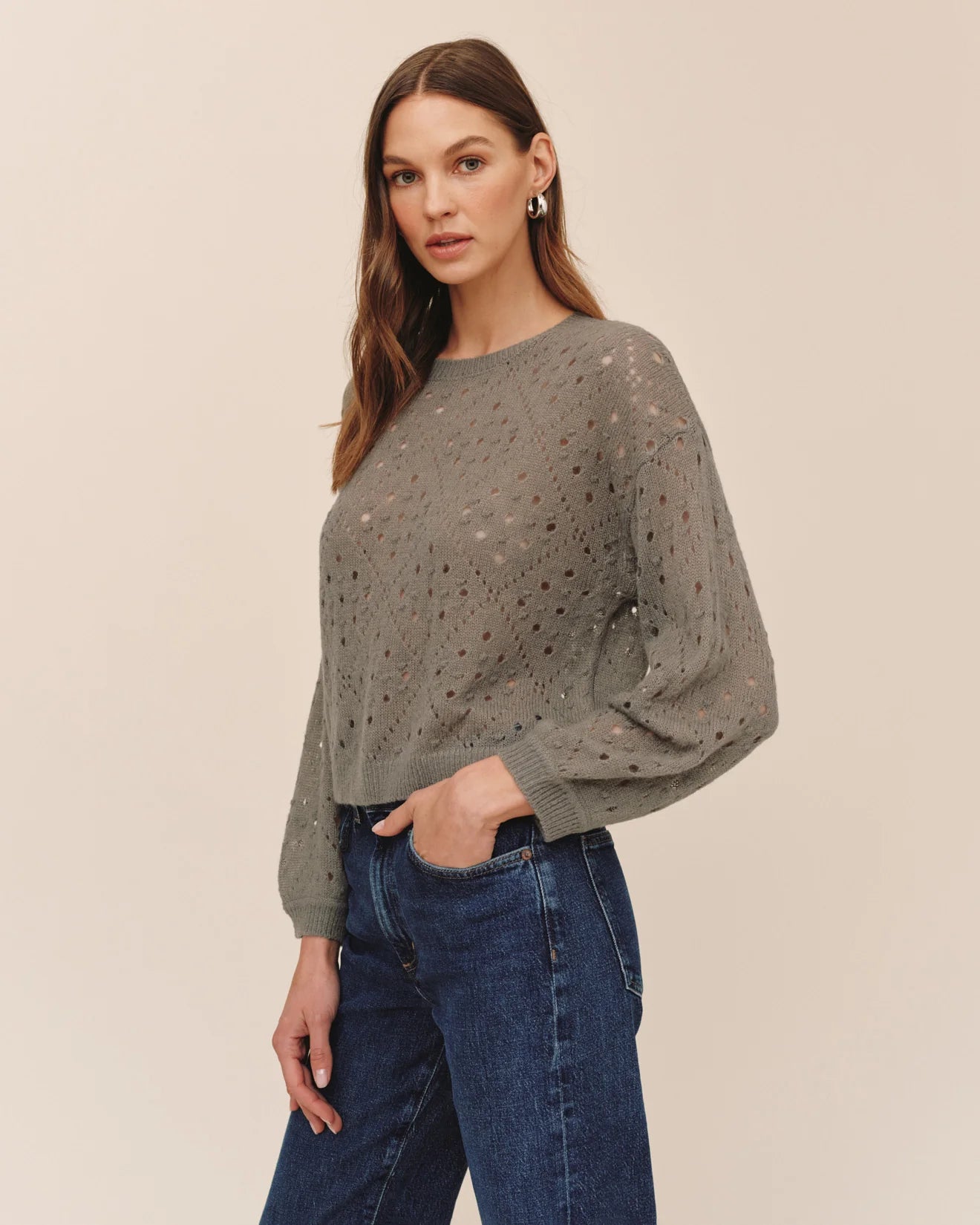 Balloon Sleeve Sweater