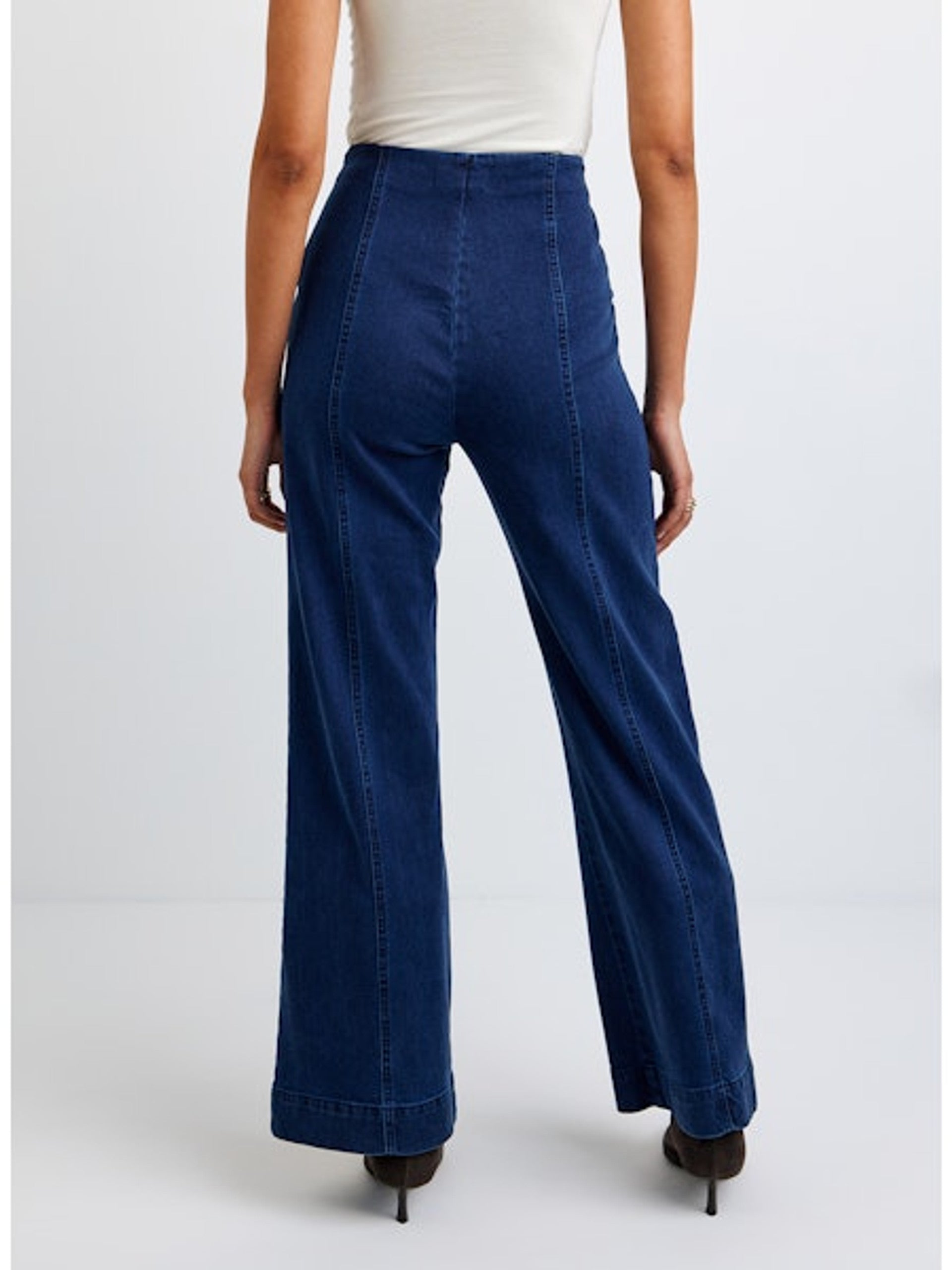 Side Zip Vintage Jeans